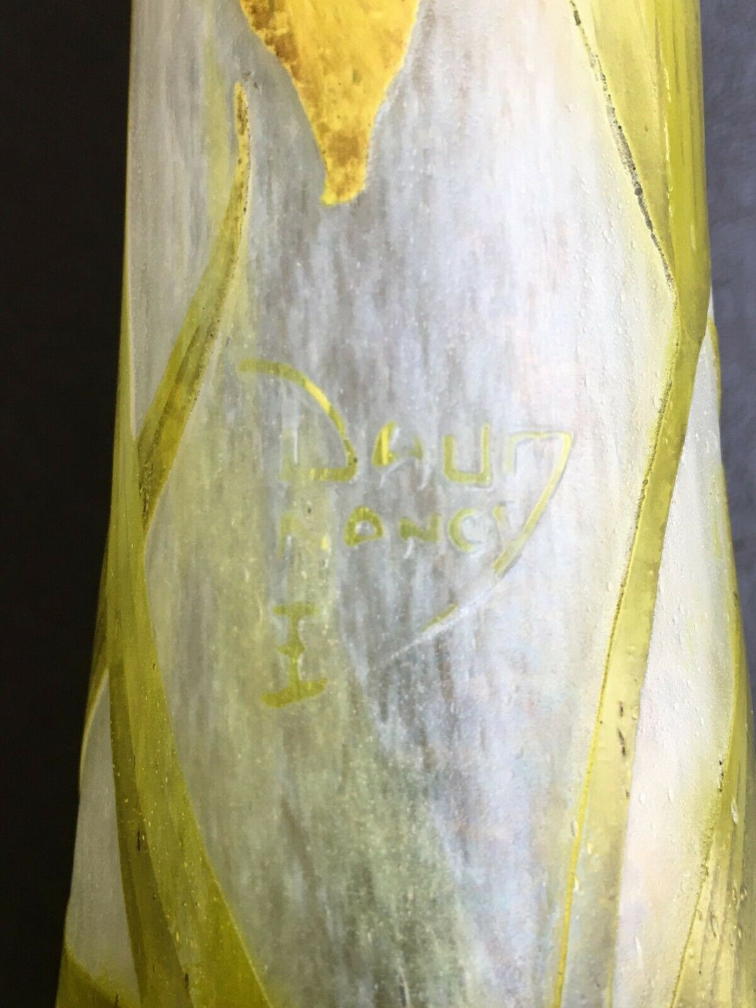 Vase Daum Nancy (Art Nouveau 1900)