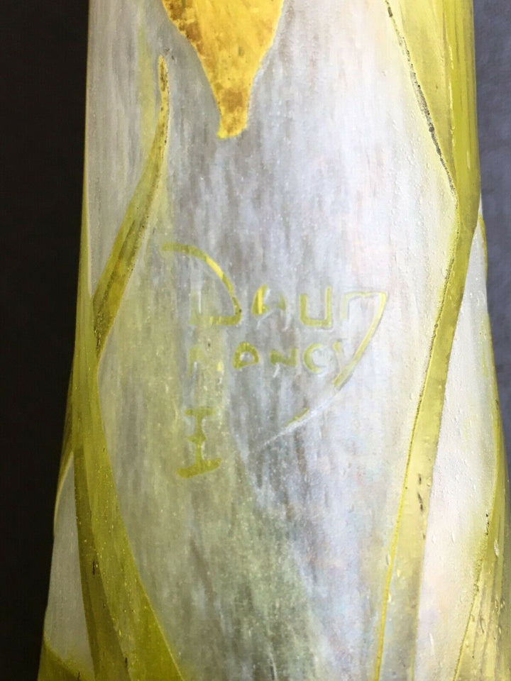 Vase Daum Nancy (Art Nouveau 1900)