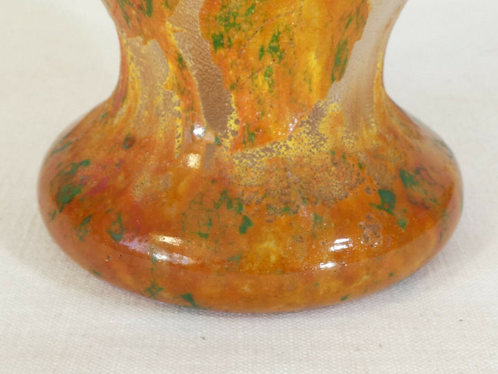 Vase DAUM NANCY les Rosiers en Autonme en Pate de verre degagé a l'acide