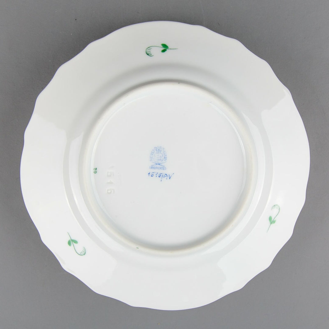 ヘレンド　アポニーグリーン　6枚セット　緑　デザートプレート