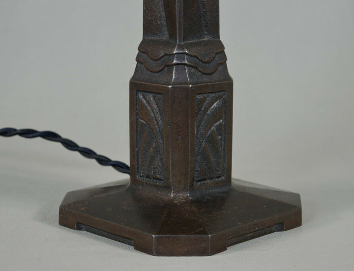 ブルース・ヴァル　アールデコランプ　フランス製　1925年　1930年　鋳鉄製