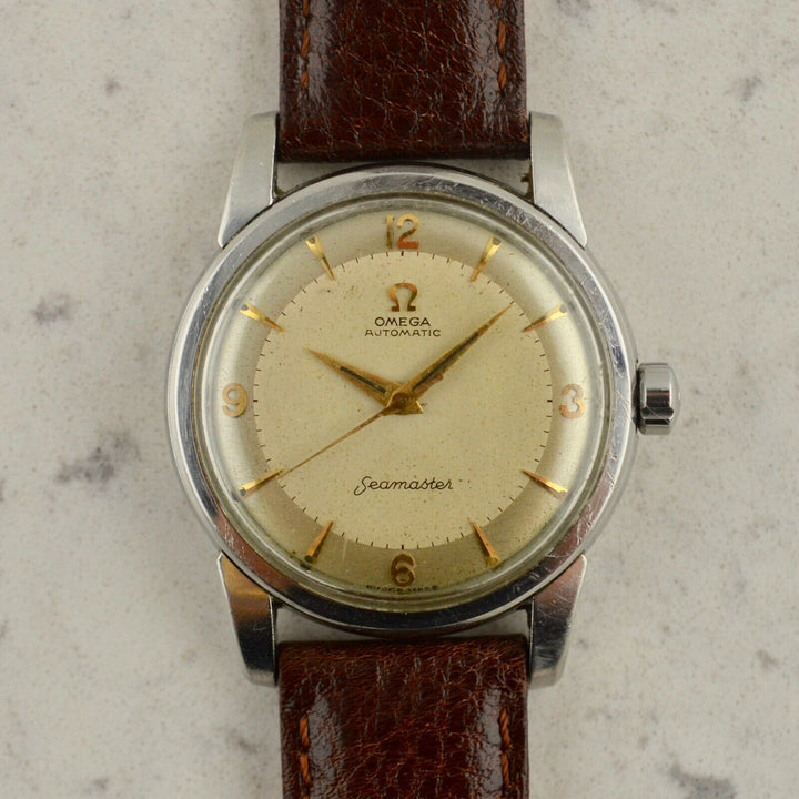 C.1952 ヴィンテージ オメガ 自動式 シーマスター 腕時計 Cal.Ω 354 型番2767-4 スチール製