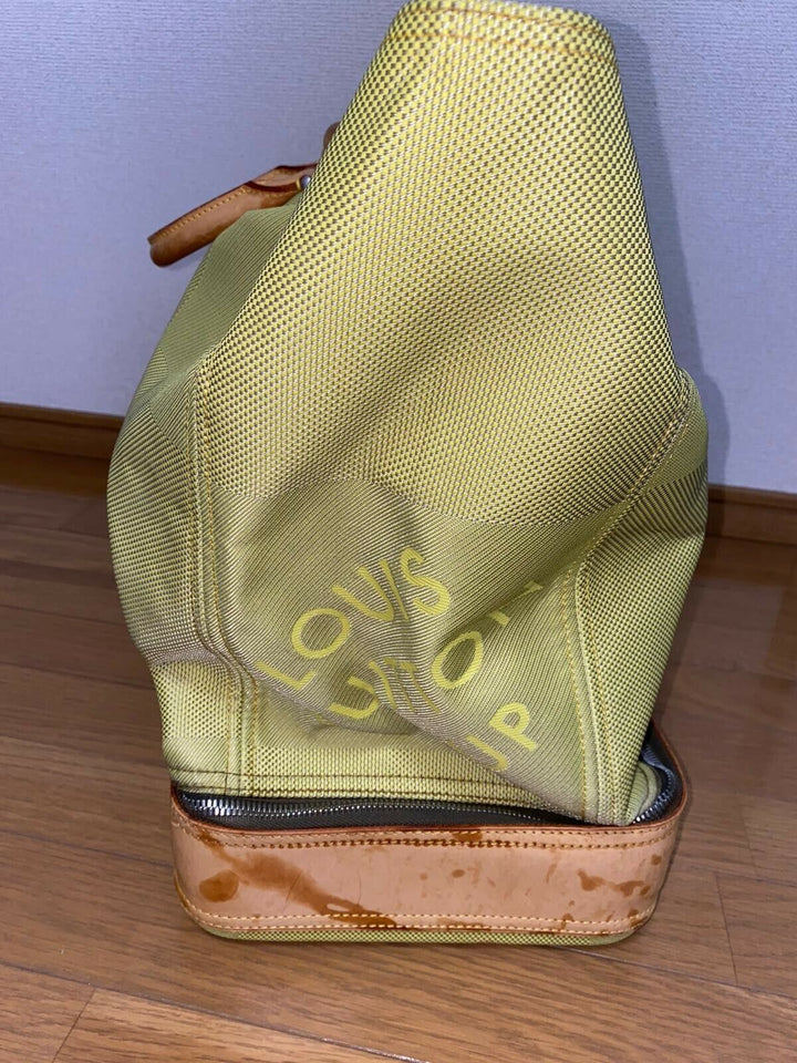 LOUIS VUITTON American cube Damier Geant handbag canvas leather Vuitton Cup 2WAY