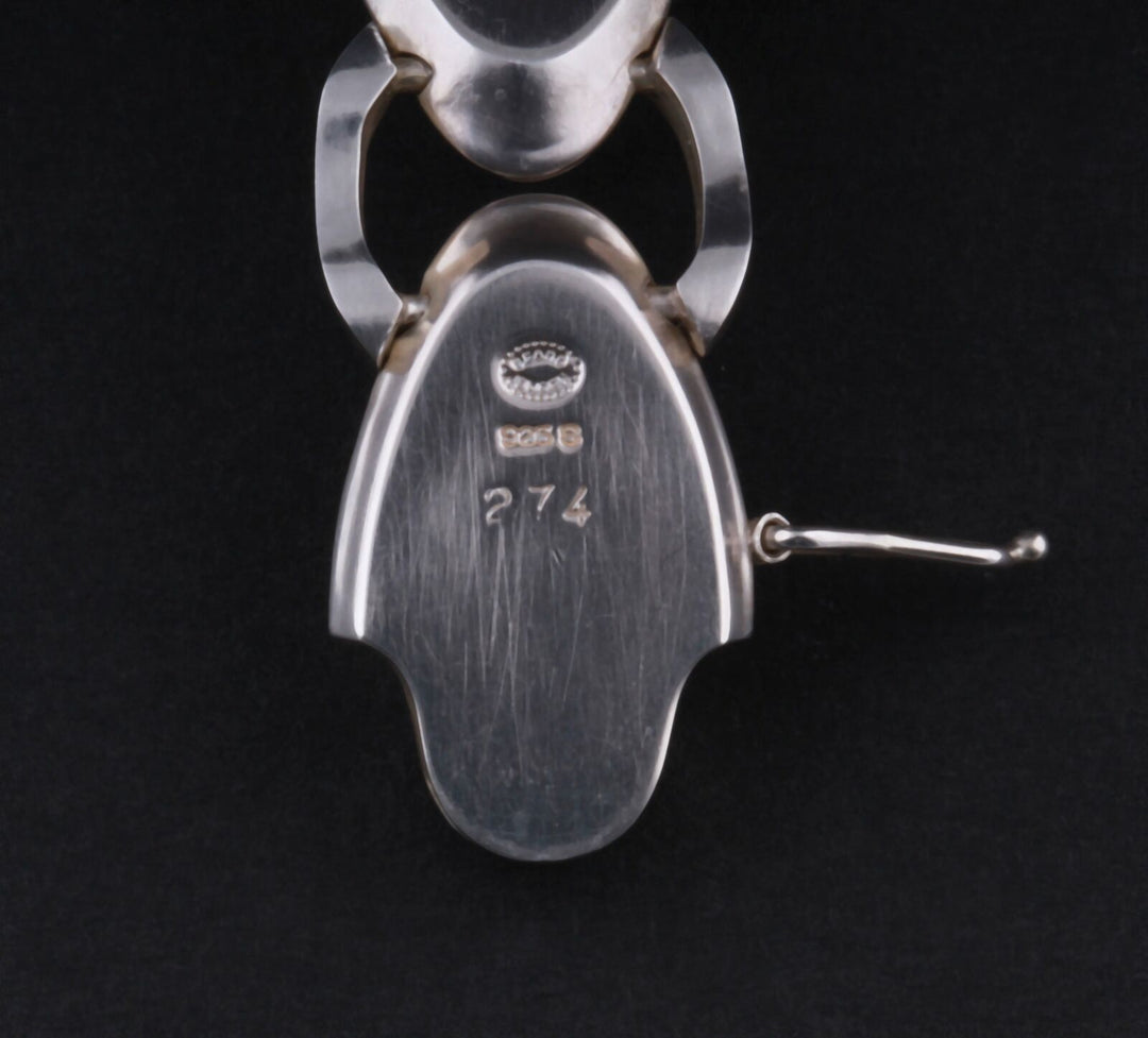 ジョージジェンセン　スターリングシルバー ブレスレット　＃274　アイコン・フィッシュ・ディッシュ　ヘニング・コッペル