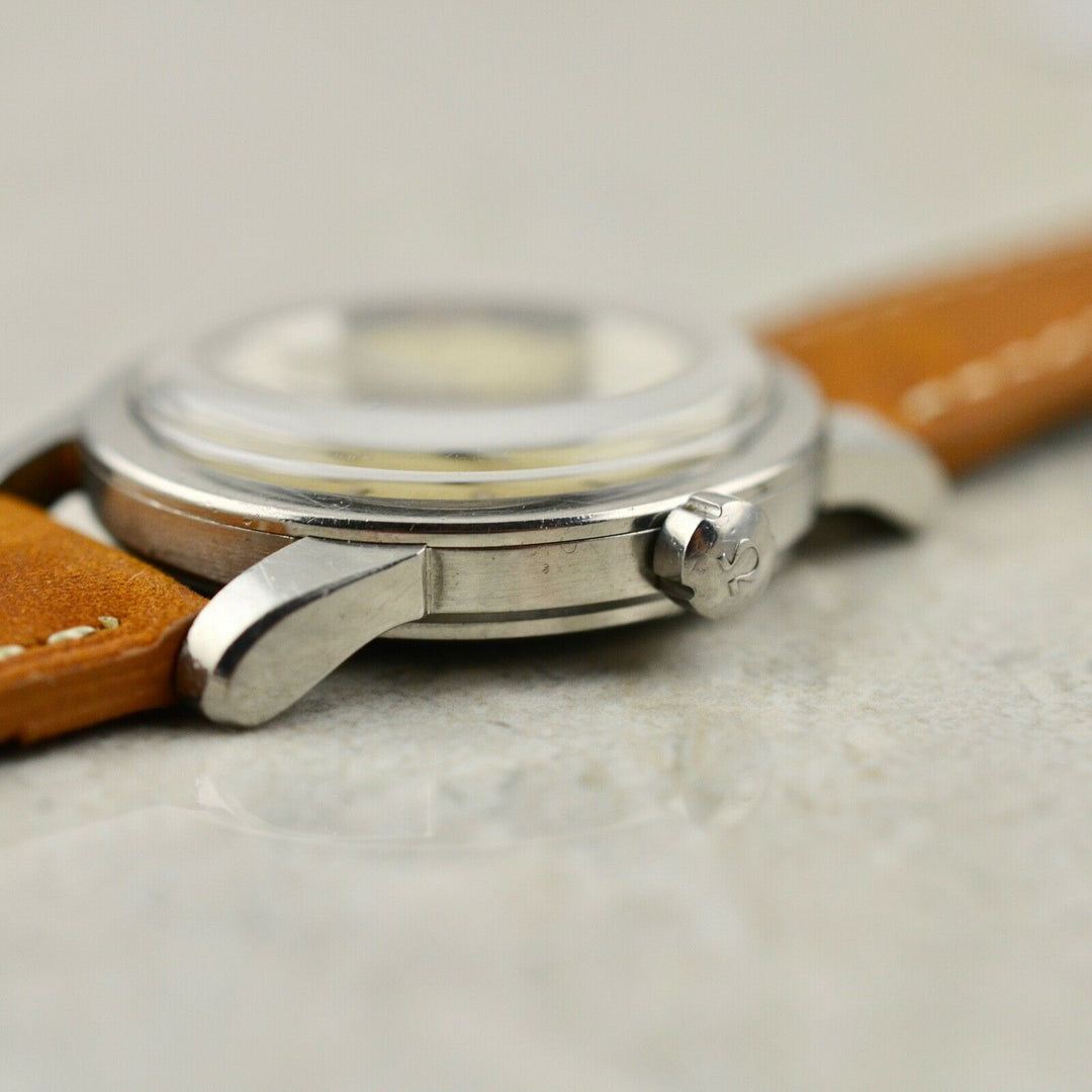 Vintage C1954 Omega Seamaster Automatic Honeycomb dial ref.2576-6 watch in steel