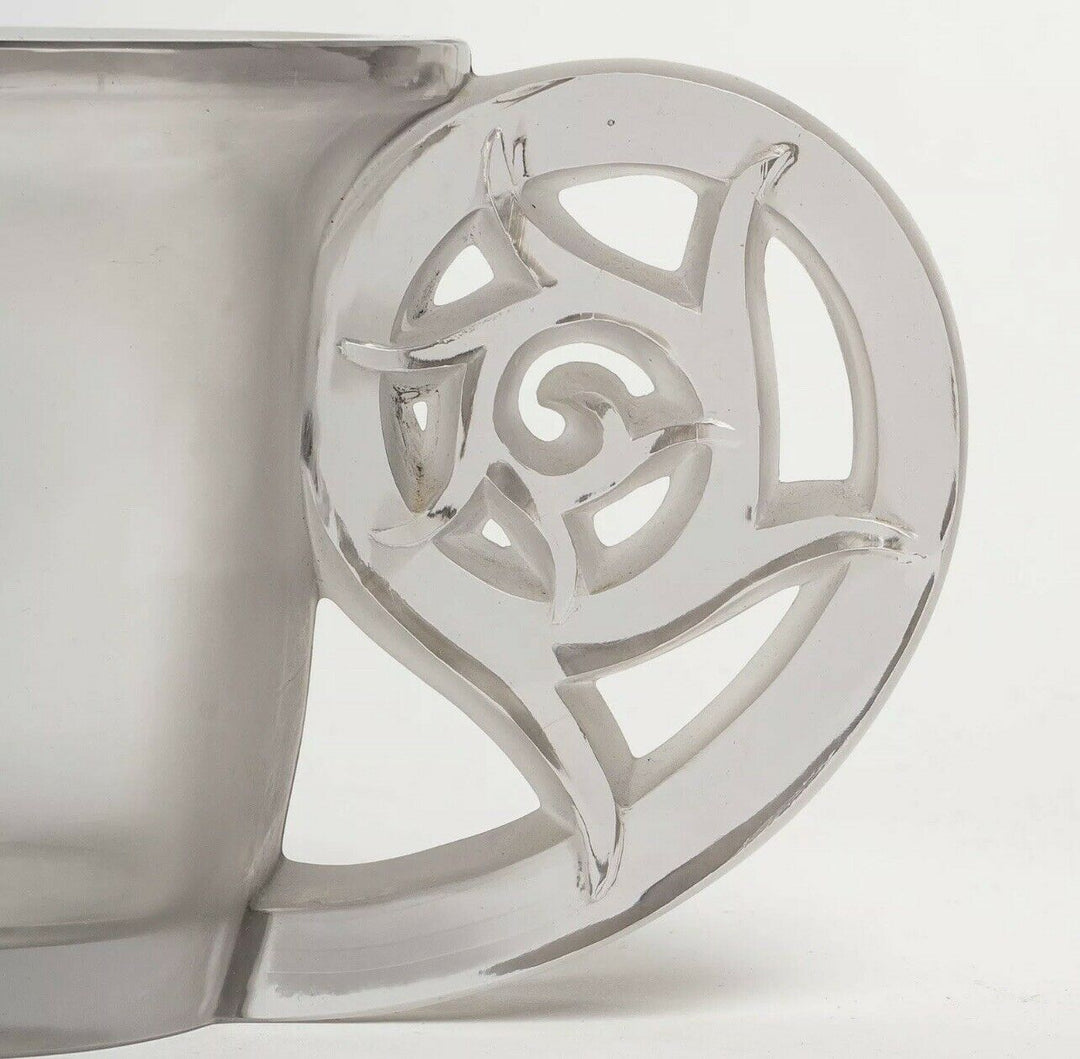 Vase Pierrefonds Verre Blanc René Lalique R.Lalique Acid Satin Finish 1 Version