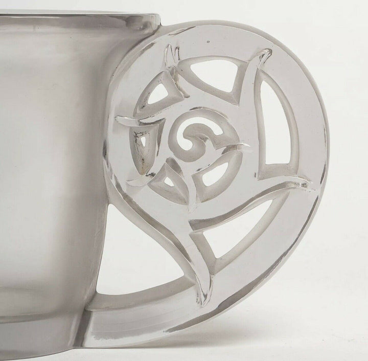 Vase Pierrefonds Verre Blanc René Lalique R.Lalique Acid Satin Finish 1 Version