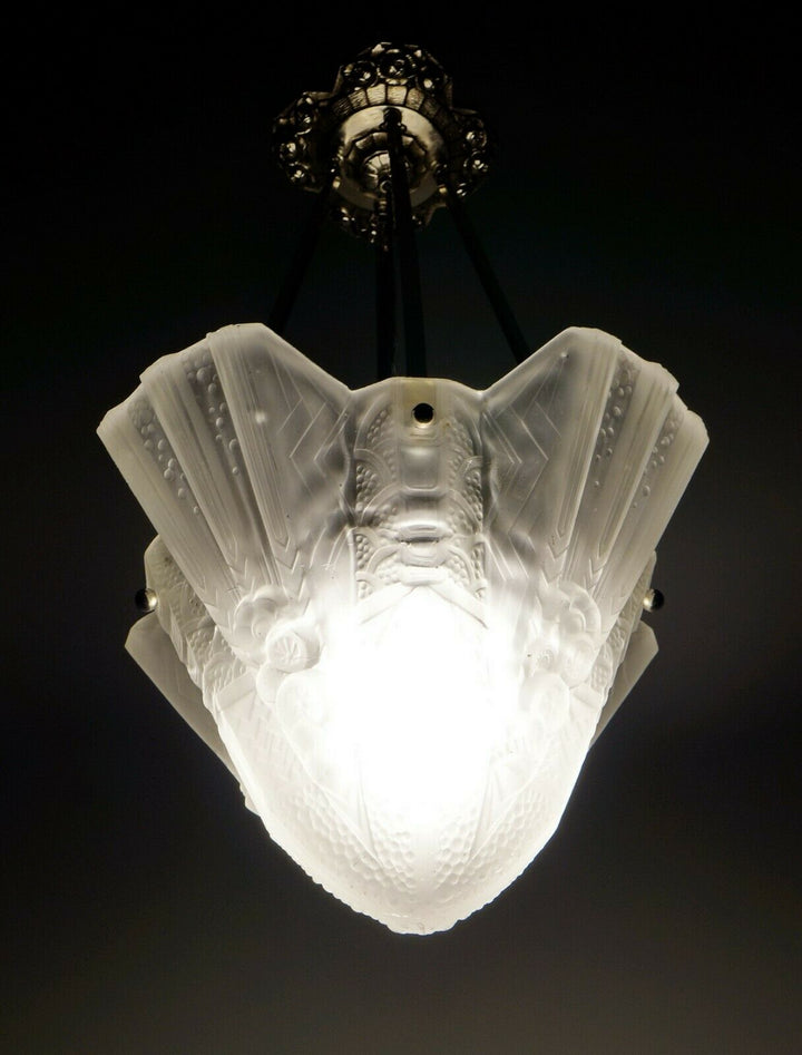 ミューラー兄弟　作：フランスアールデコ調シャンデリアランプ