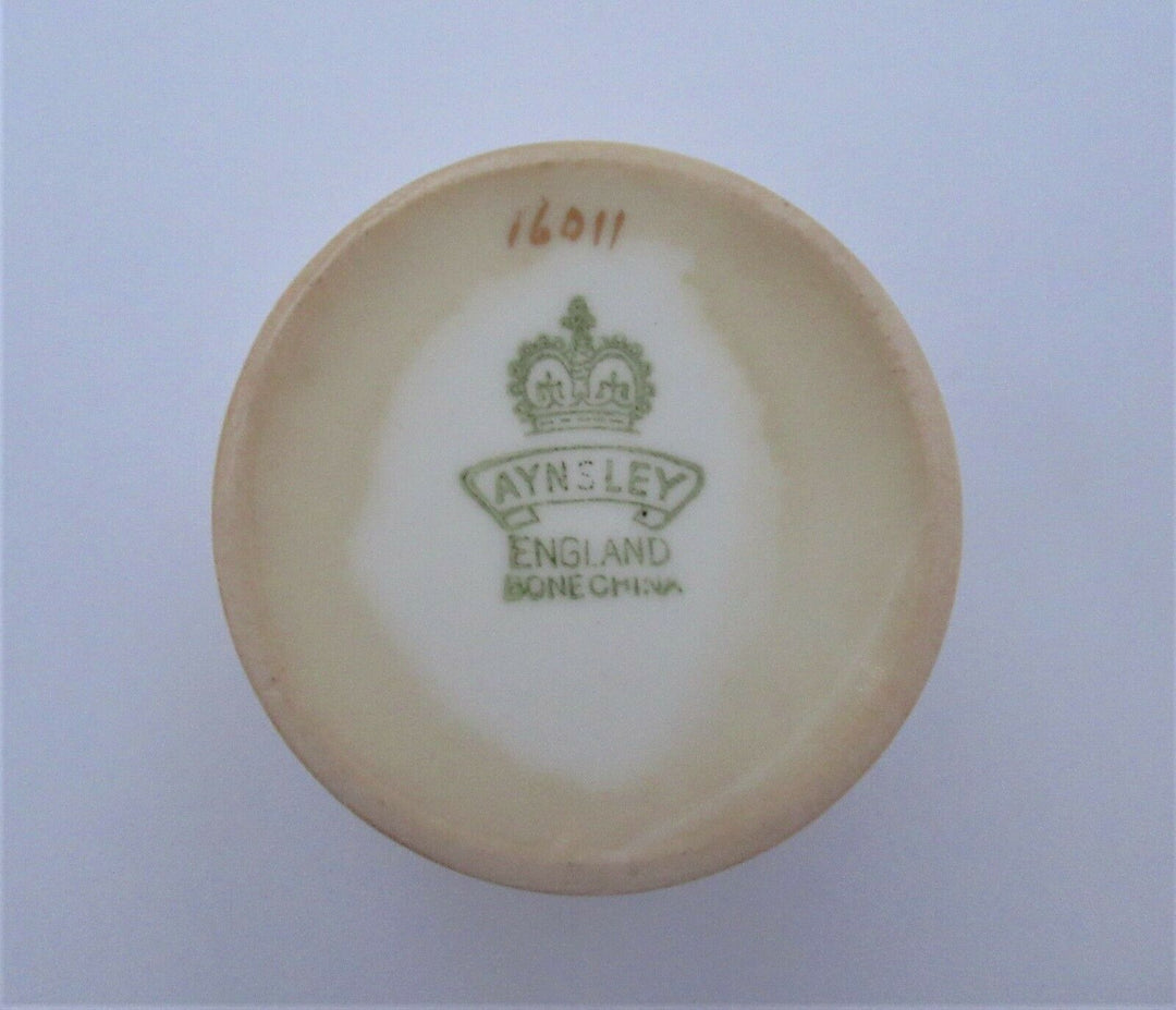 Aynsley Bone China Cup & Saucer/Silver Mount, Robert Pringle & Son, CHESTER 1909