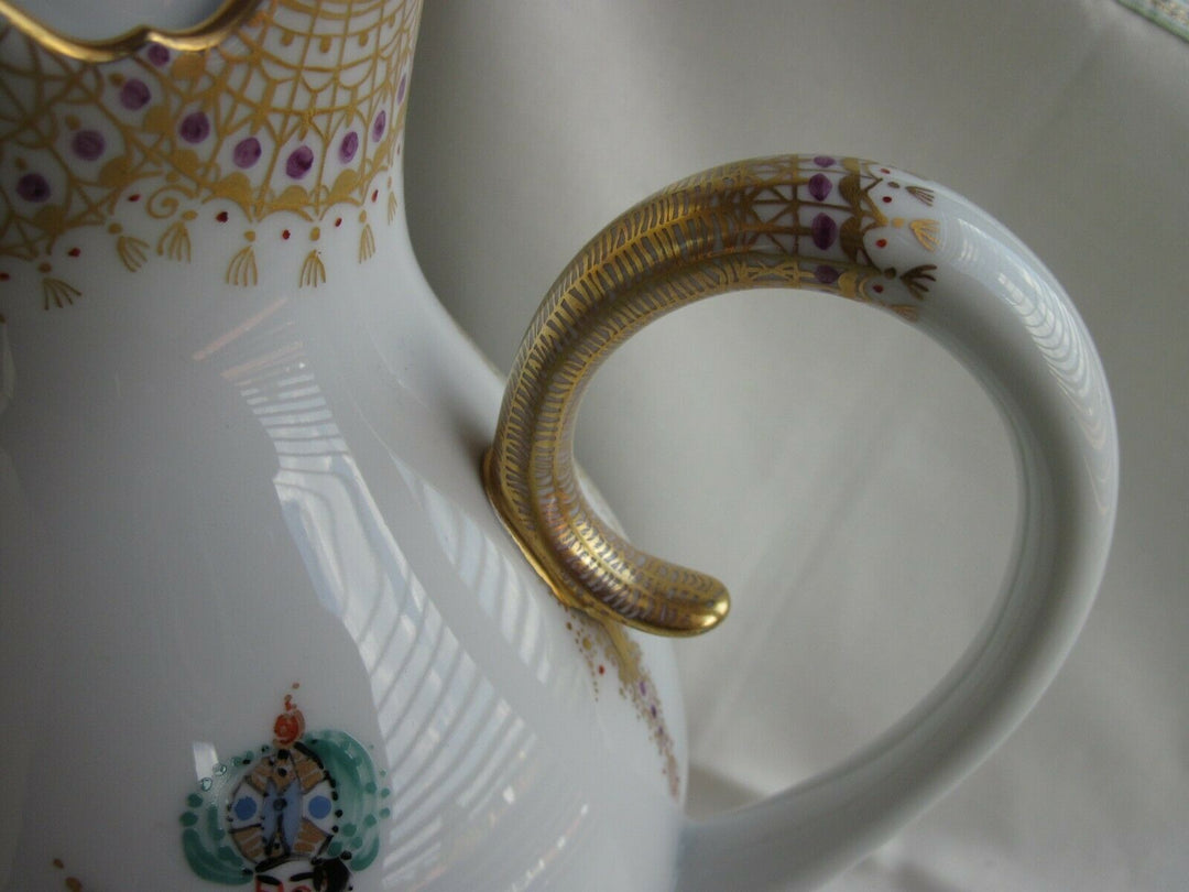 Schöne große Meissen Kaffee-Kanne in Dekor 1001 Nacht