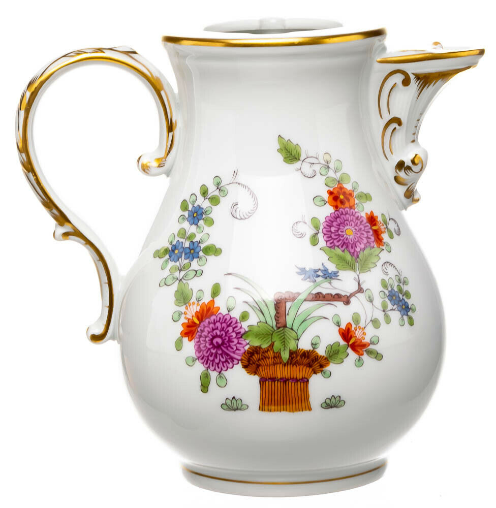 Mokkakanne Garbemuster mit Kante Meissen Neuer Ausschnitt Modell 00692 1. Wahl