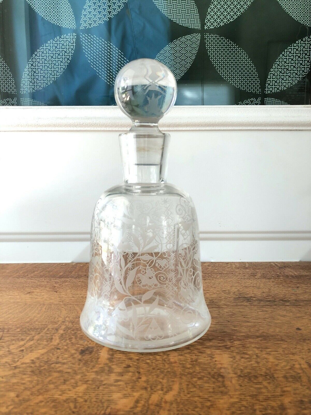 Baccarat Etched Crystal Cordial Decanter France