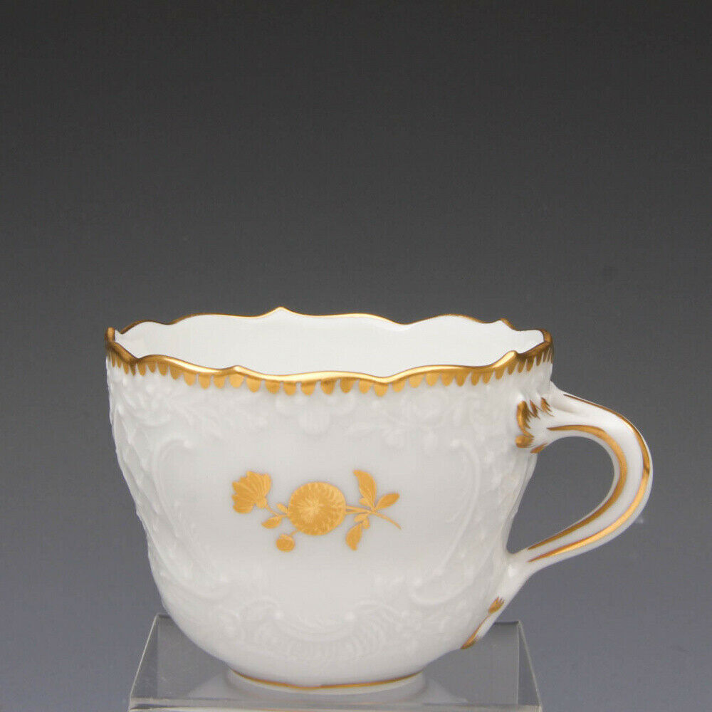 マイセン　モカセット　6客セット　「金の小枝」