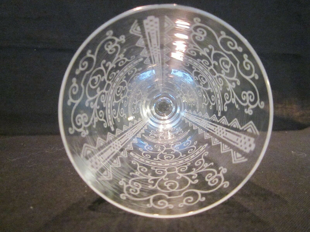 Baccarat Karaffe mit 2 Gläser das Set ist signiert