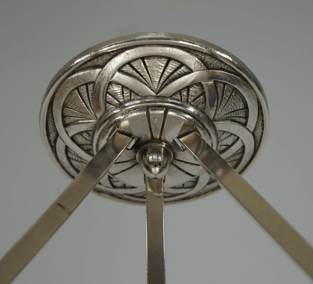 HANOTS / VERLYS : FRENCH 1930 ART DECO CHANDELIER . pair available .. muller era