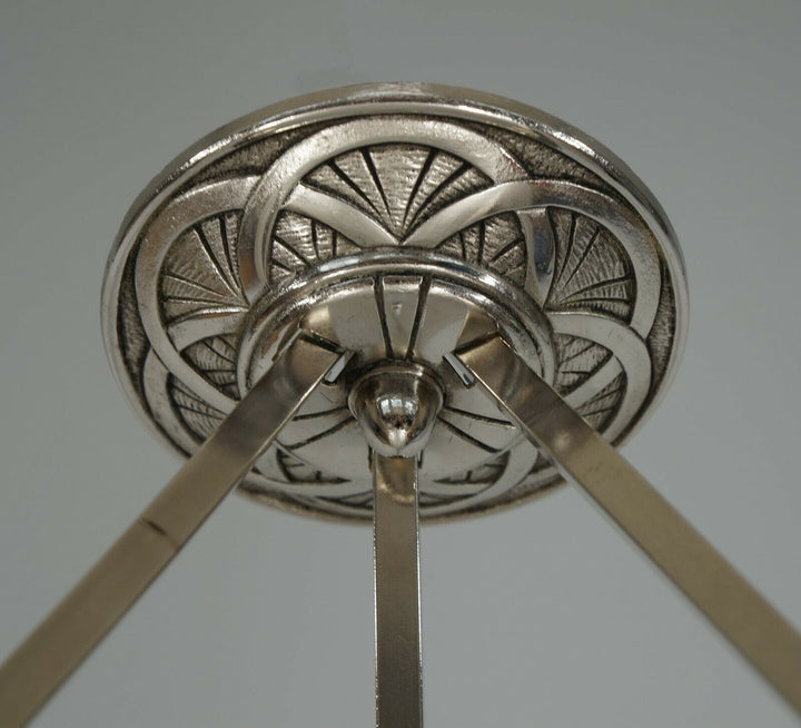 HANOTS / VERLYS : FRENCH 1930 ART DECO CHANDELIER . pair available .. muller era