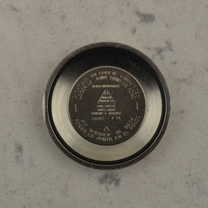 C1954 ヴィンテージ オメガ シーマスター デラックス 自動式 トロピカル 腕時計 型番2802 スチール製