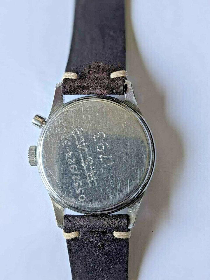 Lemania Vintage Chronograph Monopusher Royal Navy HS9