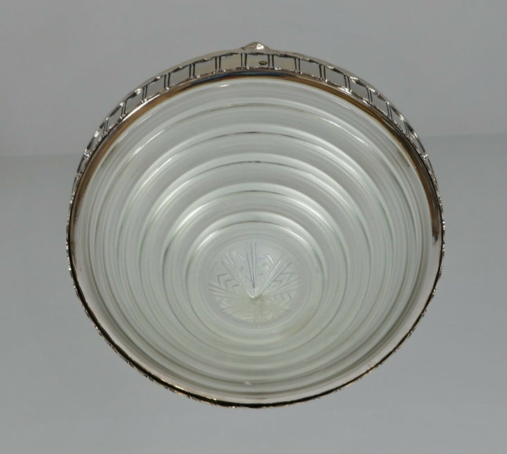 LELEU : FRENCH 1930 ART DECO CHANDELIER .......... 1935 pendant lamp muller era