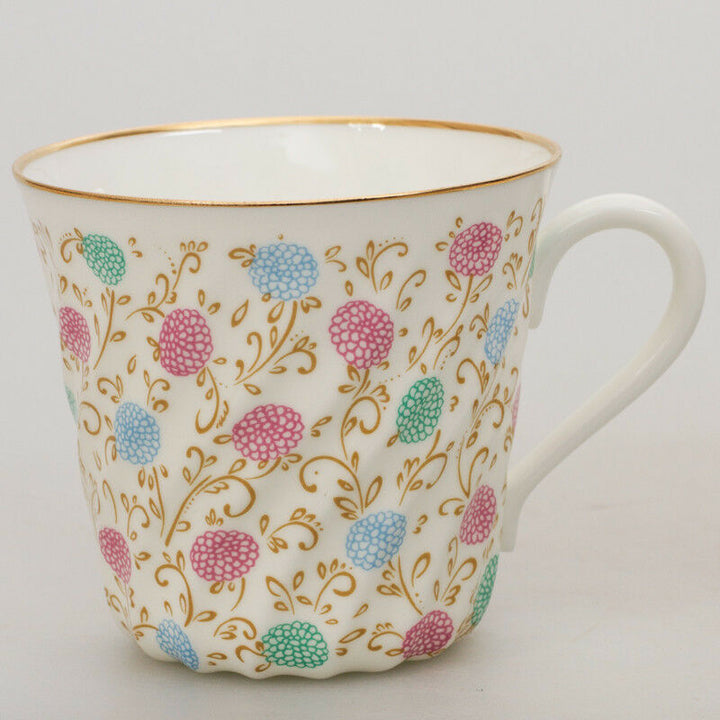 インペリアルポーセリン　ボーンチャイナ　コーヒーカップ＆ソーサー　ロモノーソフ