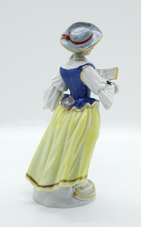 マイセン人形(MEISSEN)　「ギャランオーケストラ」　女性歌手