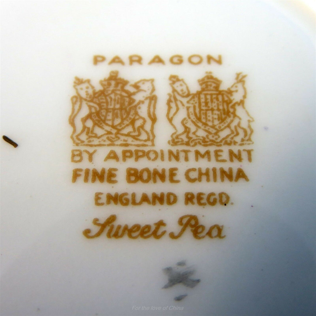 パラゴン　可愛いスイートピーのデミタスカップ＆ソーサー