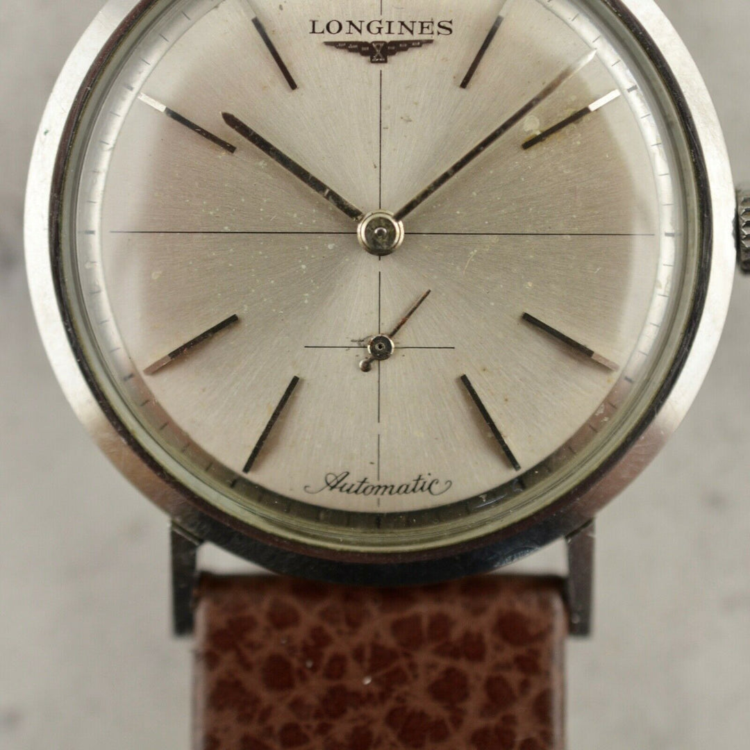 1963年　ヴィンテージ ロンジン オートマチック　1200 カラトラバ　腕時計 ステンレススチール製