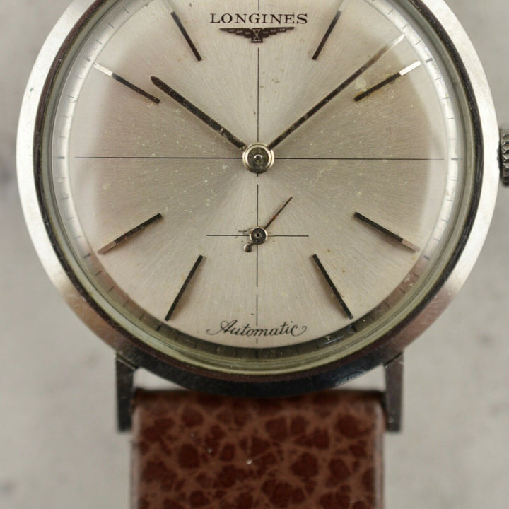 1963年　ヴィンテージ ロンジン オートマチック　1200 カラトラバ　腕時計 ステンレススチール製