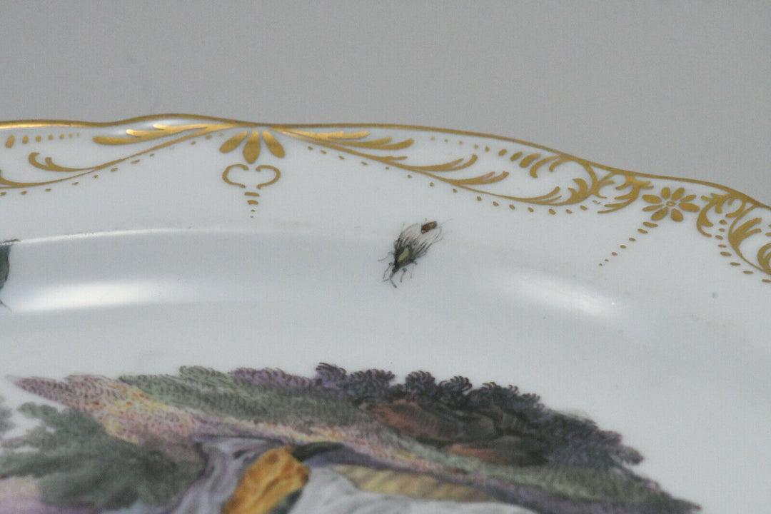 MEISSEN Watteau Szene Teller マイセン、 麥森 Knaufzeit um 1860 - 1880 plate Figuren