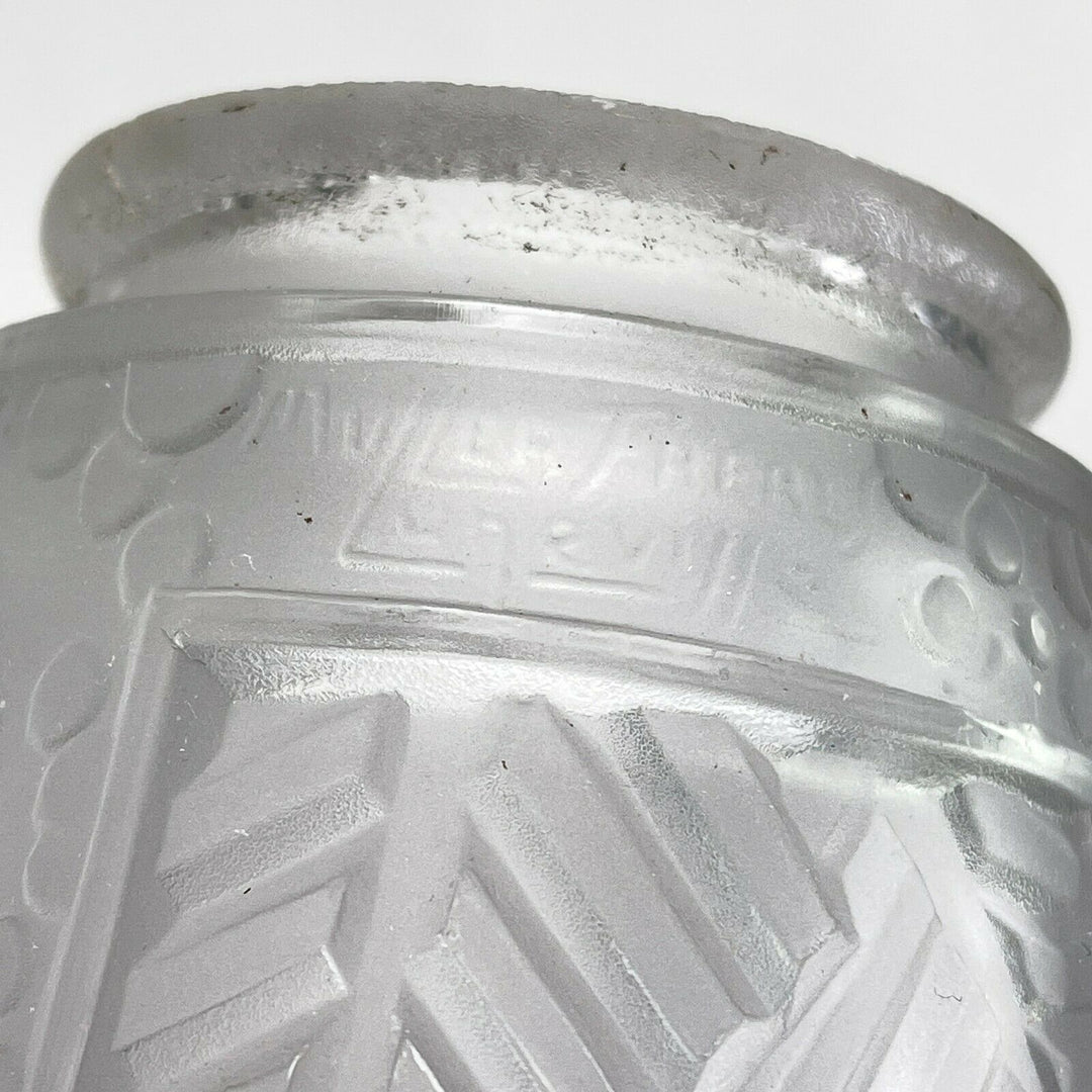 Art Deco Candeliere Lampada Sospensione Muller Freres Luneville Ceiling Lampada