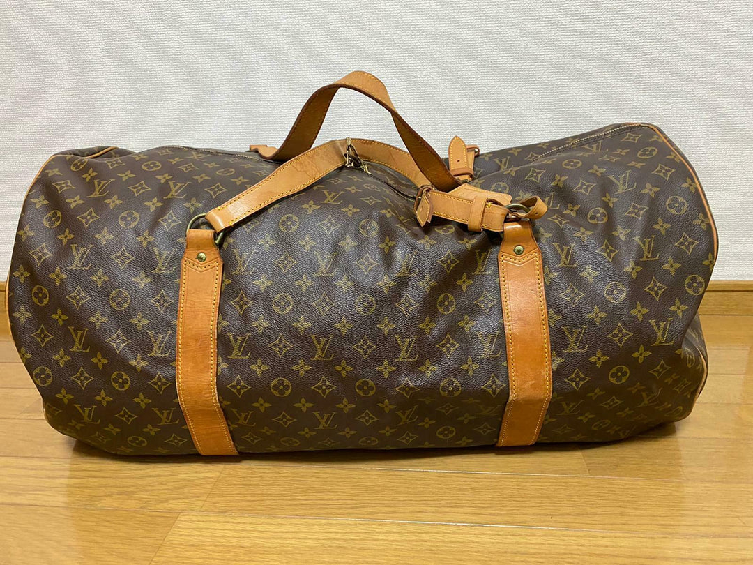 AUTH LOUIS VUITTON MONGRAM Vintage CANVAS SAC POLOCHON DUFFLE BAG