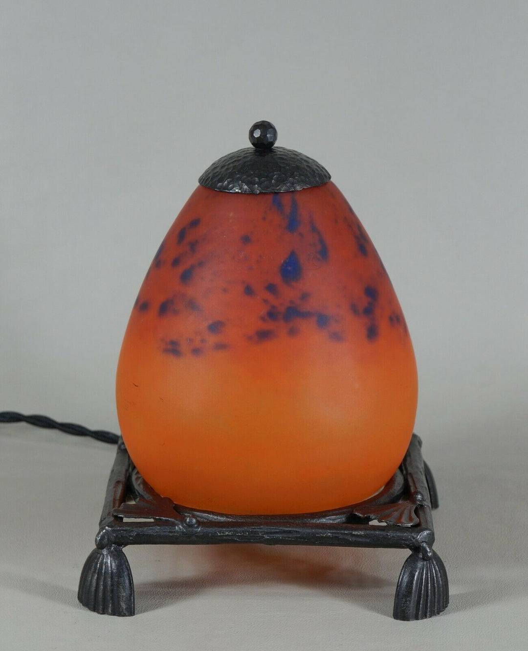 シュナイダー　アールデコランプ　フランス製　1925年　1930年　錬鉄製　