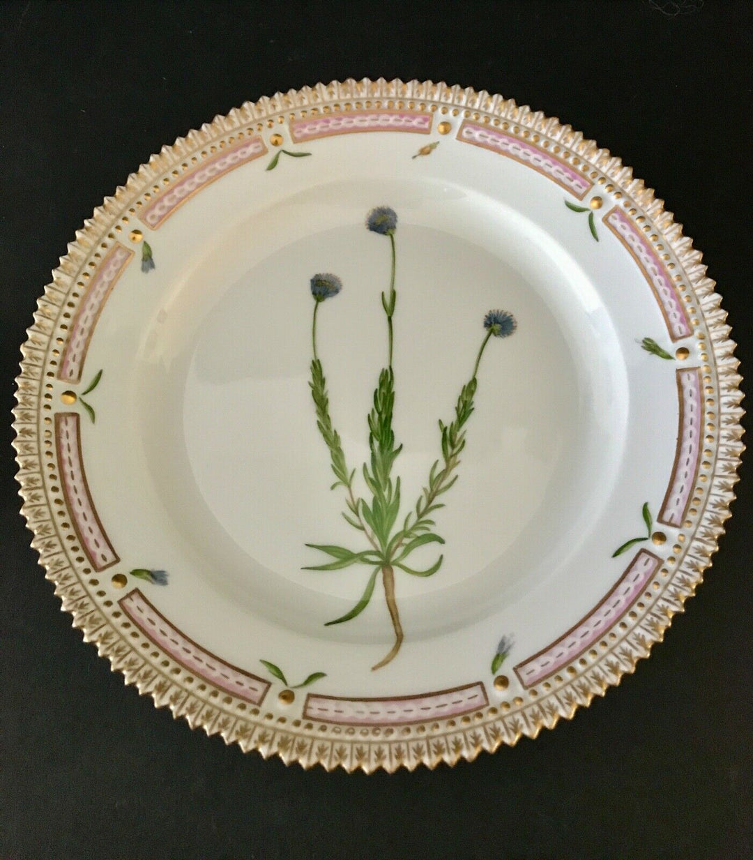Royal Copenhagen FLORA DANICA Porcelain 7 1/2" Salad Plate #3573