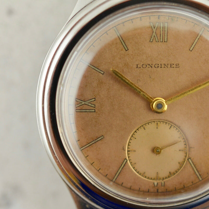 1944年　ヴィンテージ ロンジン “セイタケ“　WW”ミリタリー　腕時計　10.68z 参考番号5191 スチール製