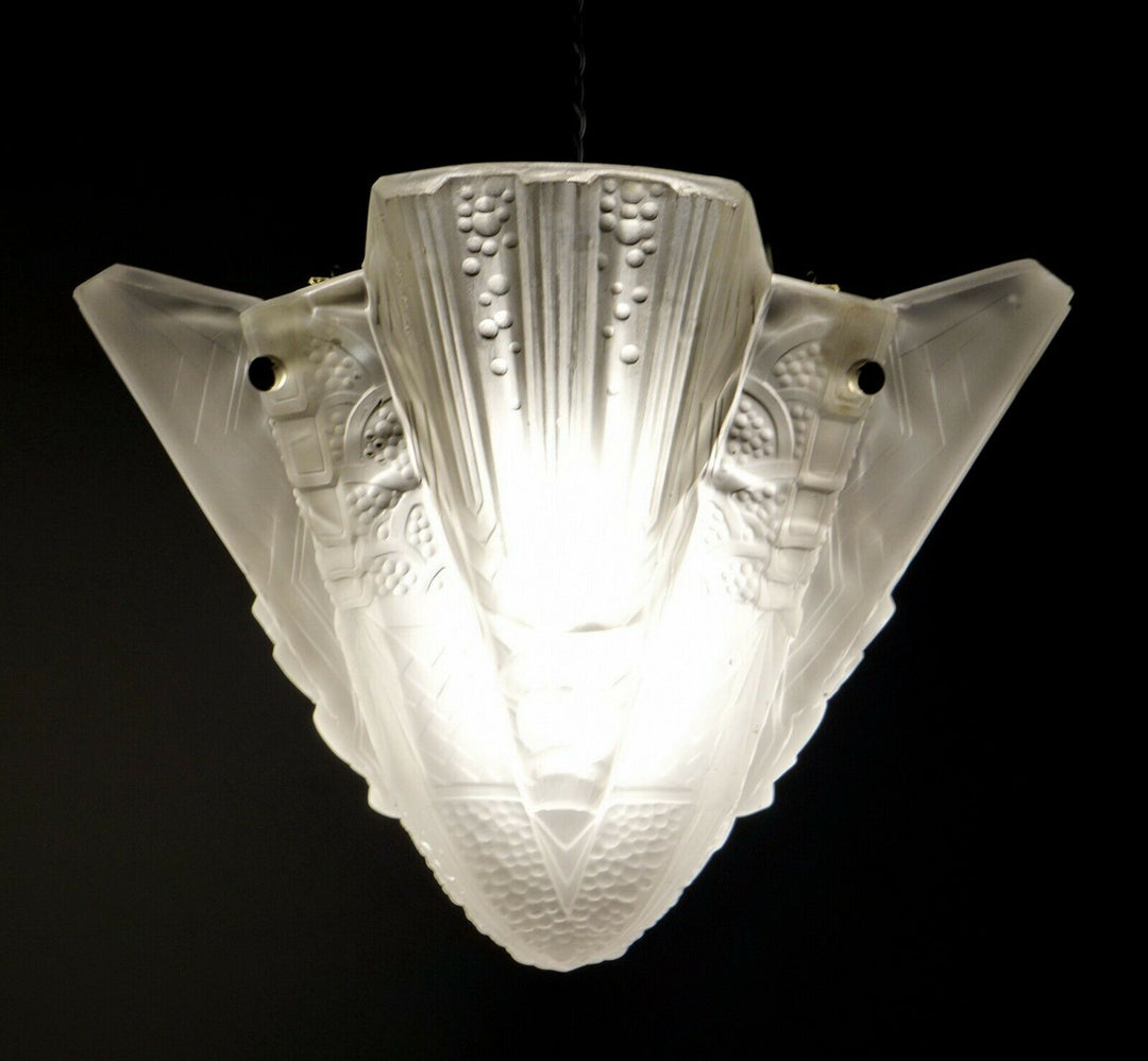 ミューラー兄弟　作：フランスアールデコ調シャンデリアランプ