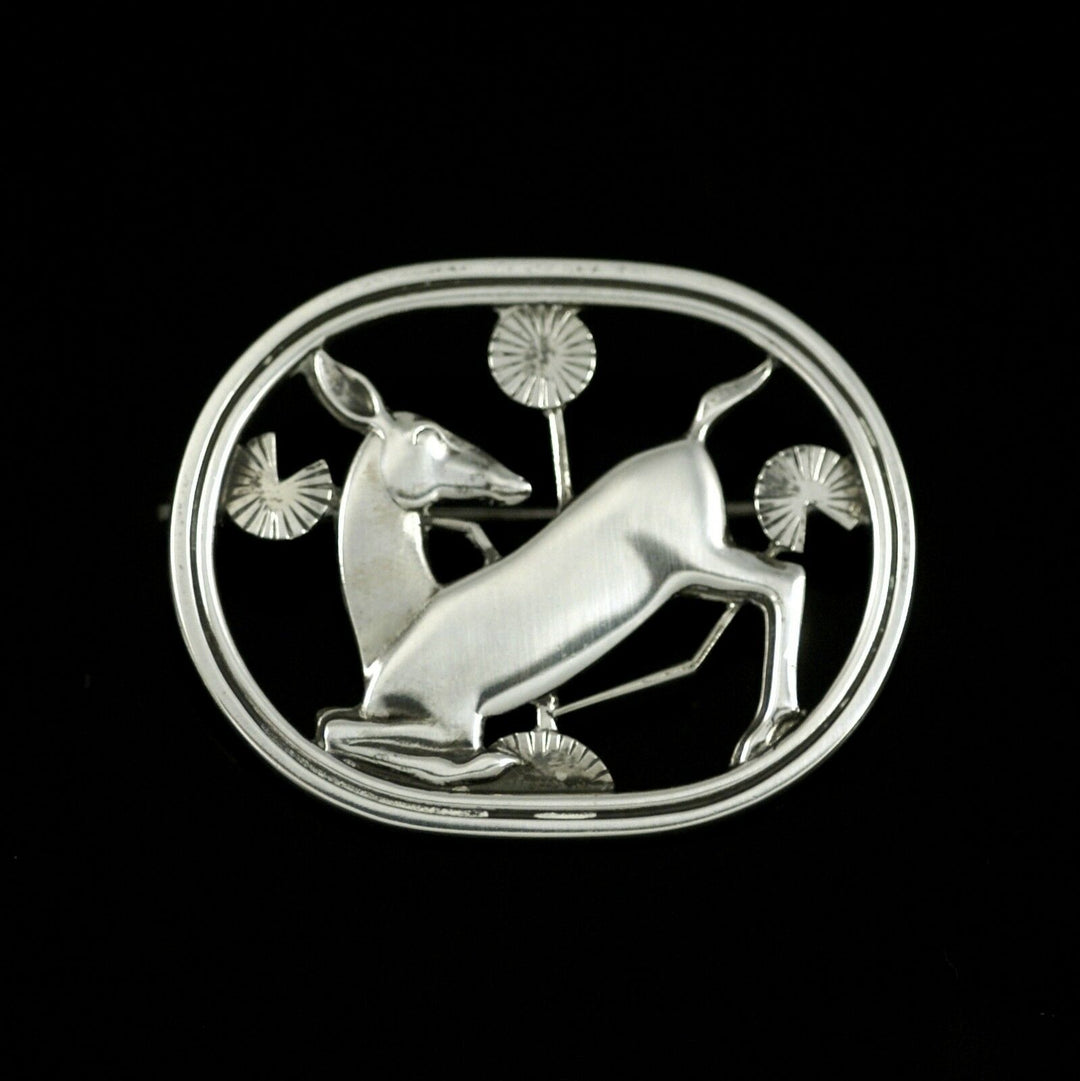 Georg Jensen Sterling Silver Brooch #256 - Arno Malinowski