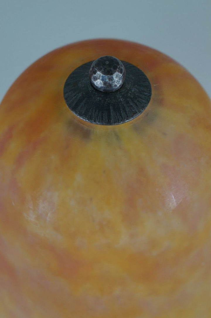 EDGAR BRANDT & DAUM : A LARGE 1925 FRENCH ART DECO LAMP .......... 1930 France