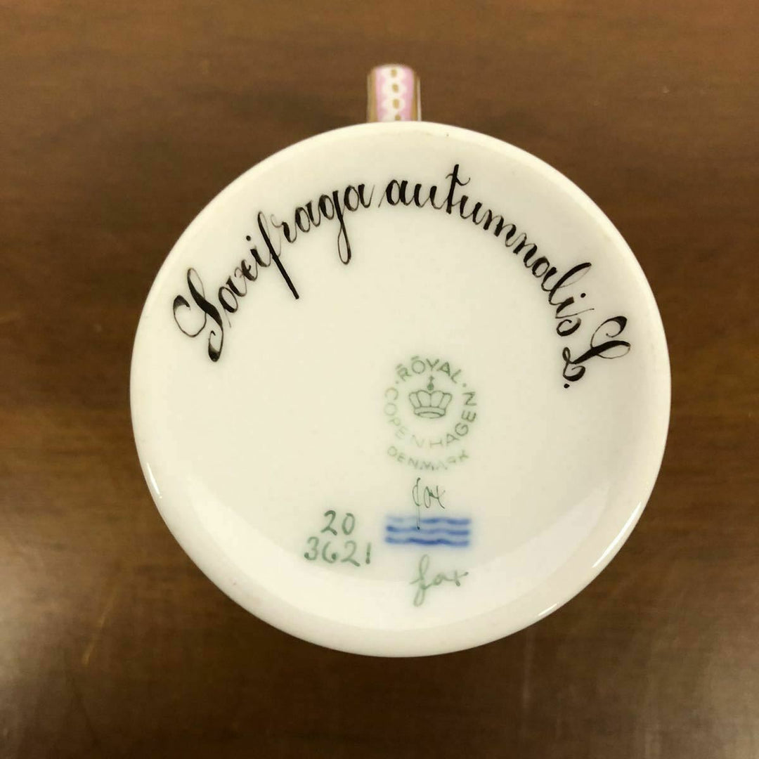 Unused Royal Copenhagen Flora Danica Chocolate Cup & Saucer C&S Demitasse