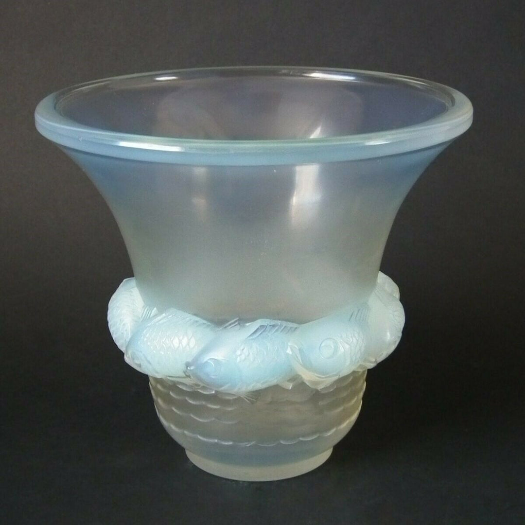 Rene Lalique Opalescent Glass 'Piriac' Vase