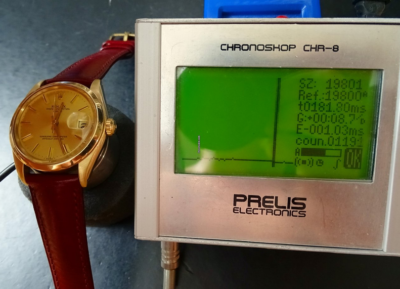Rolex Watch ♛ Oyster Date 1500 Yellow Gold 18K 750 Automatic Luxury Chronometer Service