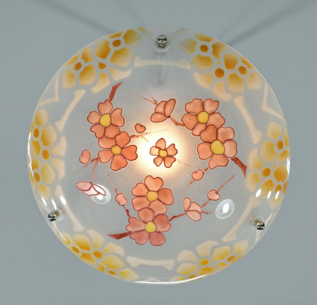 EDDÉ : FRENCH 1930 ART DECO CHANDELIER .......... pendant lamp loÿs lucha France