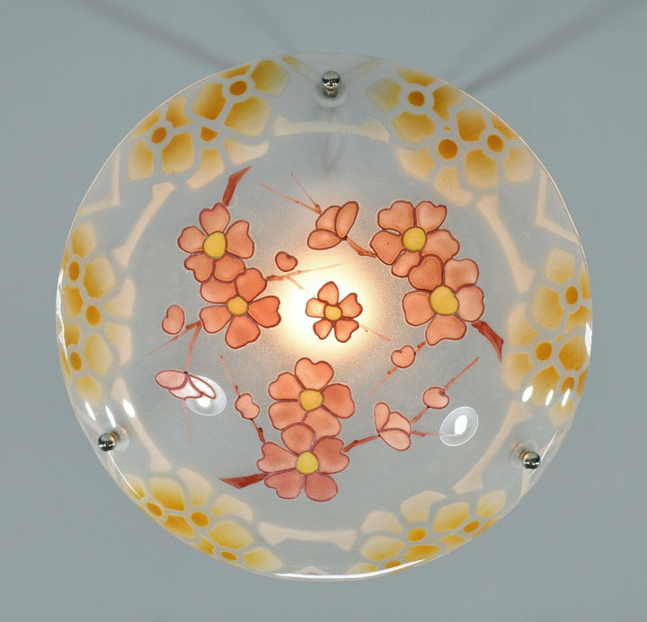 EDDÉ : FRENCH 1930 ART DECO CHANDELIER .......... pendant lamp loÿs lucha France