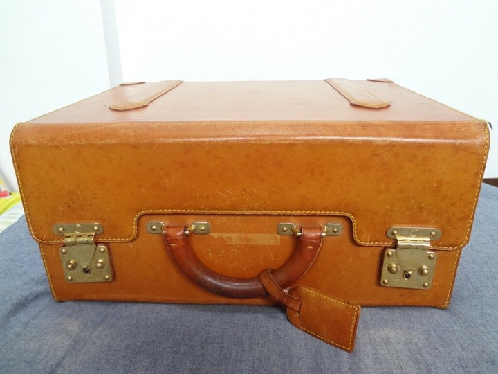 AUTH LOUIS VUITTON SPO Doctor Bag Travel Case Hand Bag Caramel Nomade