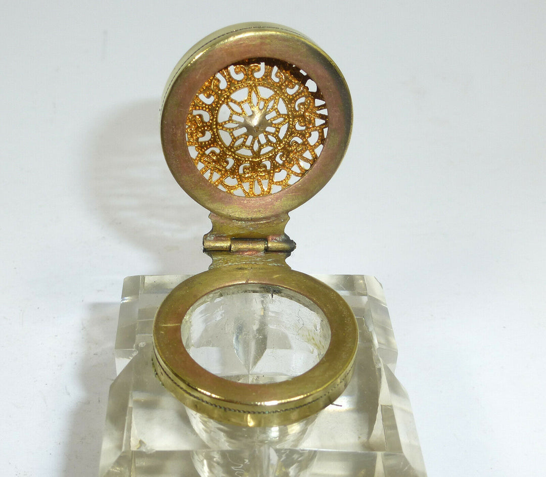 Tintenfass um 1900 Baccarat Frankreich