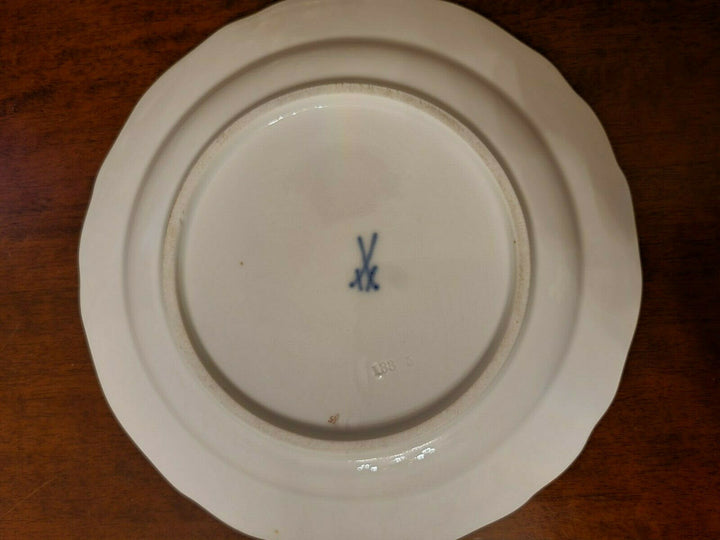 マイセン(Meissen)、A-カンテ、プレート＋カップ＆ソーサーセット1級品