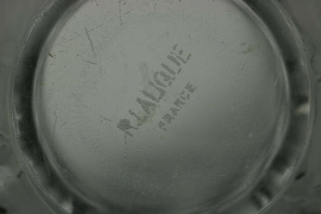 ルネ・ラリックの透明フロストガラス花瓶「カナール」