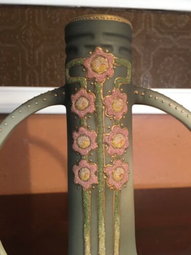 オールドノリタケ　コラレン　花瓶