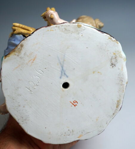 4 邁森 MEISSEN マイセン FIGUR GRUPPEN ALLEGORIE FRÜHLING SOMMER HERBST WINTER UM 1860