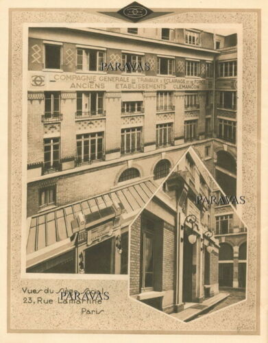 CGTEF Clemançon & Degué : French 1930 art deco lamp .......... muller era France