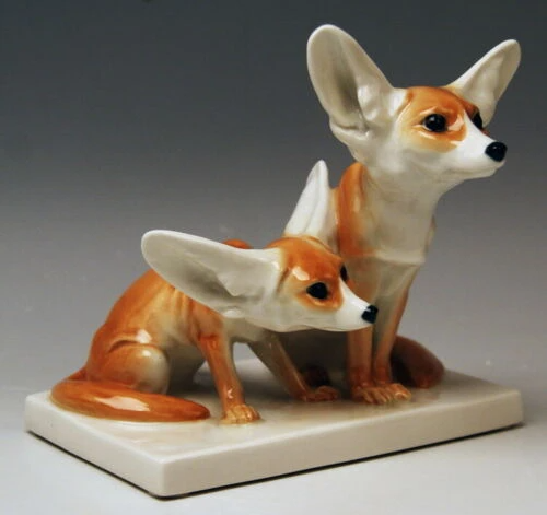 マイセン　砂漠のフェネックギツネ　O.ピルツ